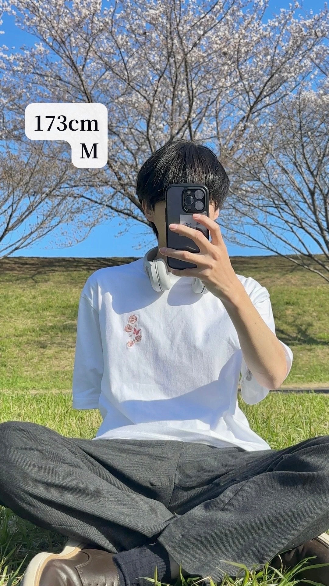 春を探す蝶(半袖)