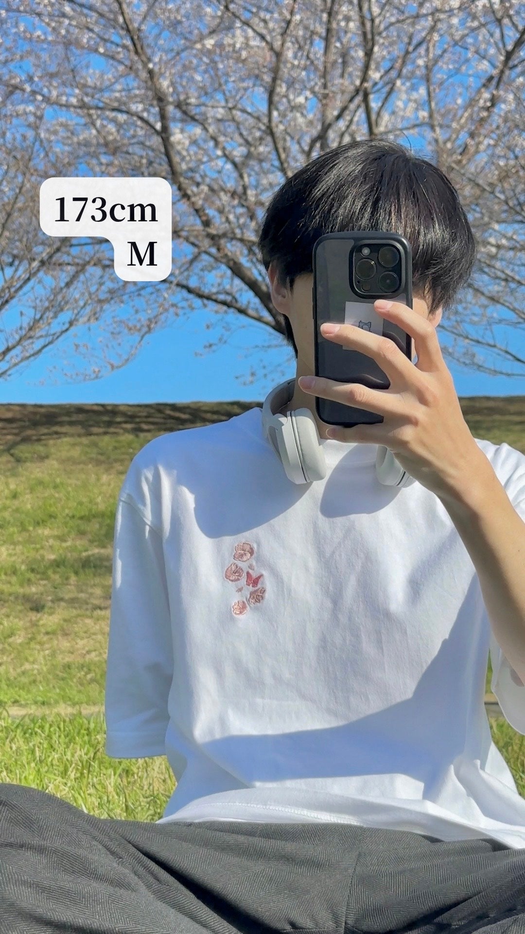 春を探す蝶(半袖)