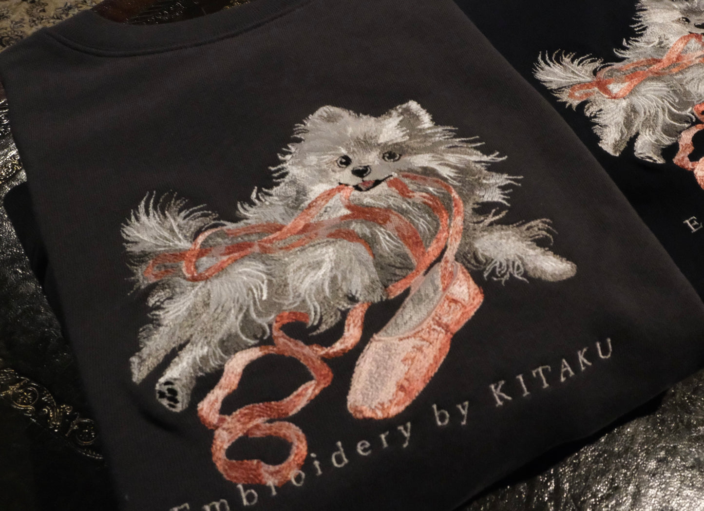 【新作】トウシューズとポメラニアン