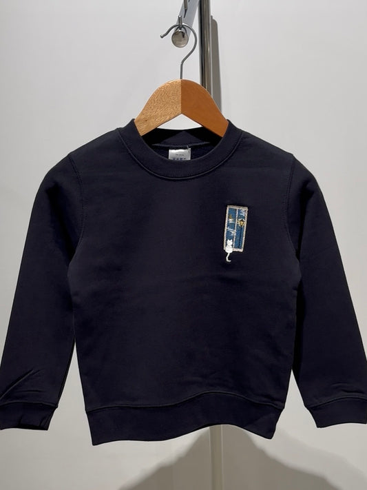 【POPUP受注専用】キッズサイズスウェット星に願う猫