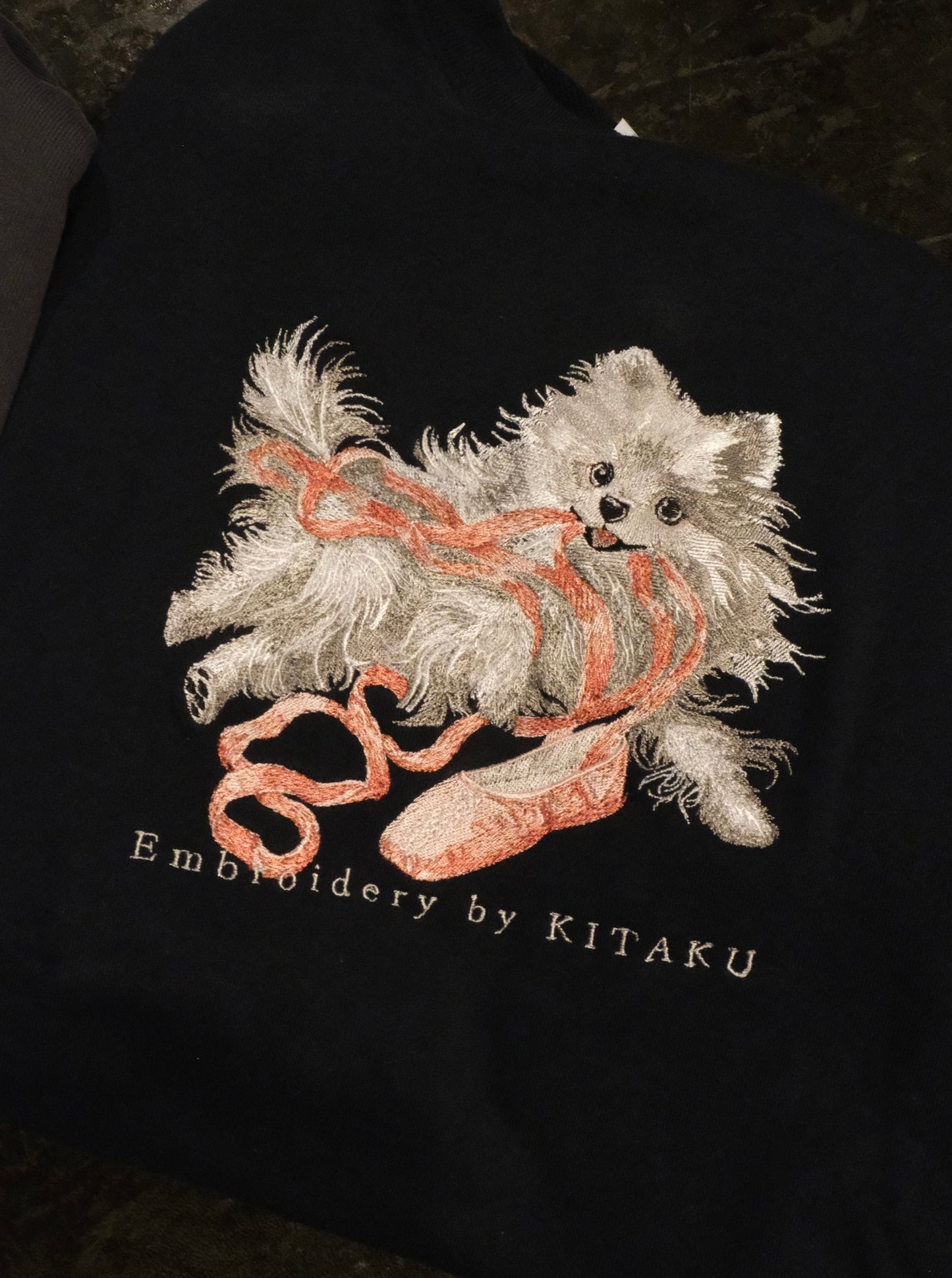 【新作】トウシューズとポメラニアン