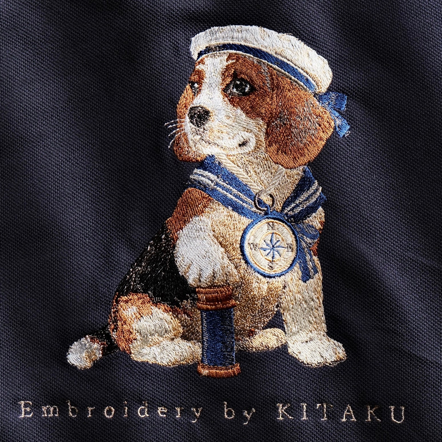 新作】水兵ビーグル – 北区の刺しゅう屋