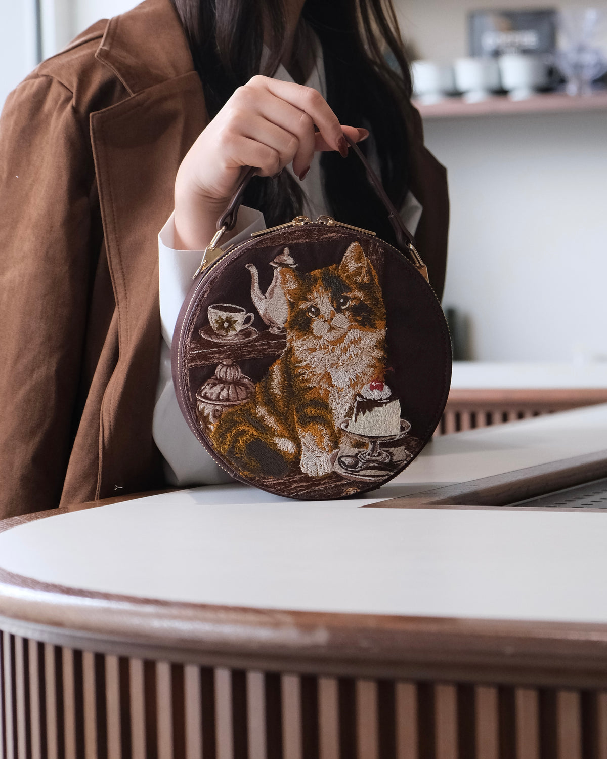 【新作】三毛猫のいただきプリン
