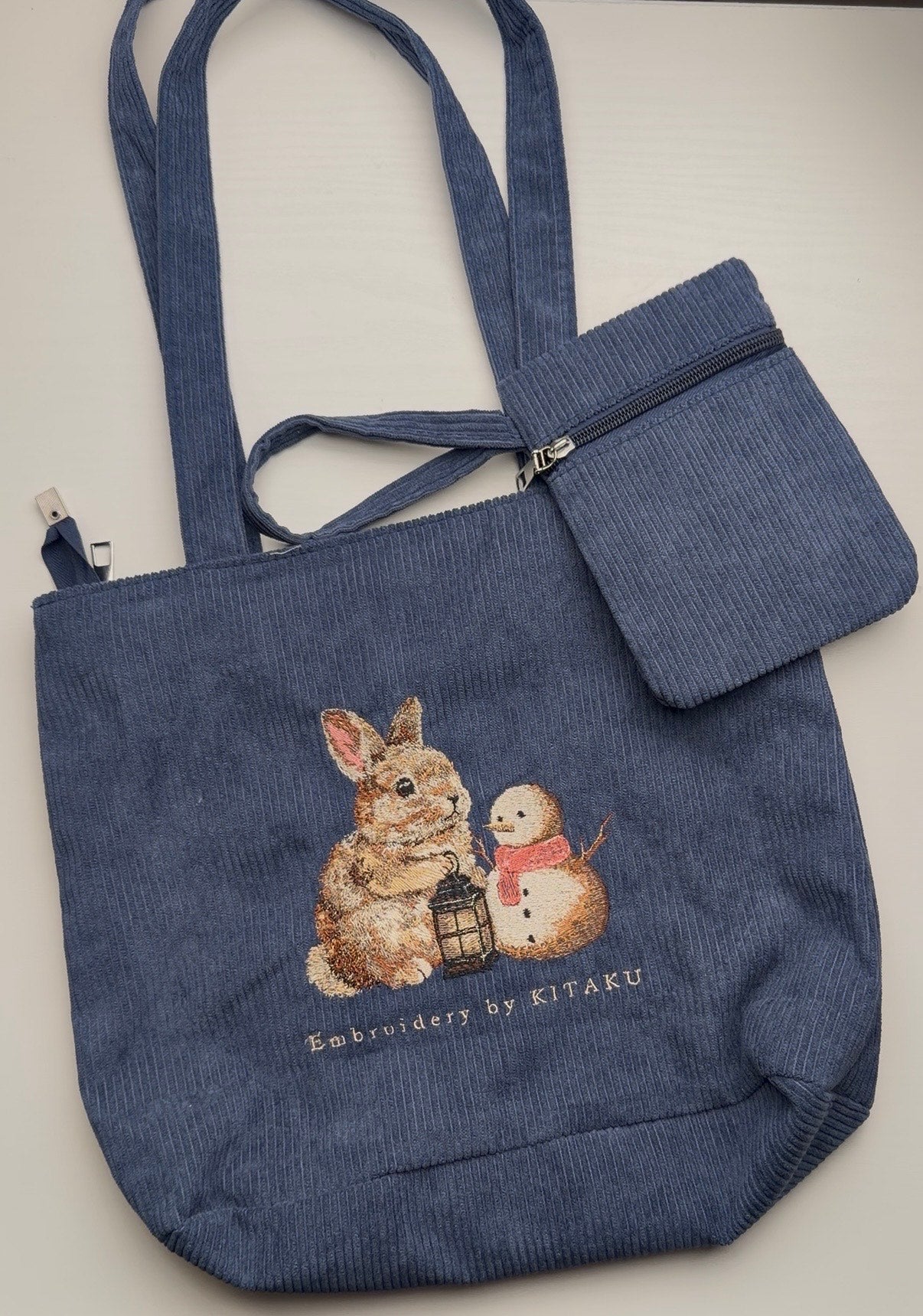 雪うさぎトートバッグ