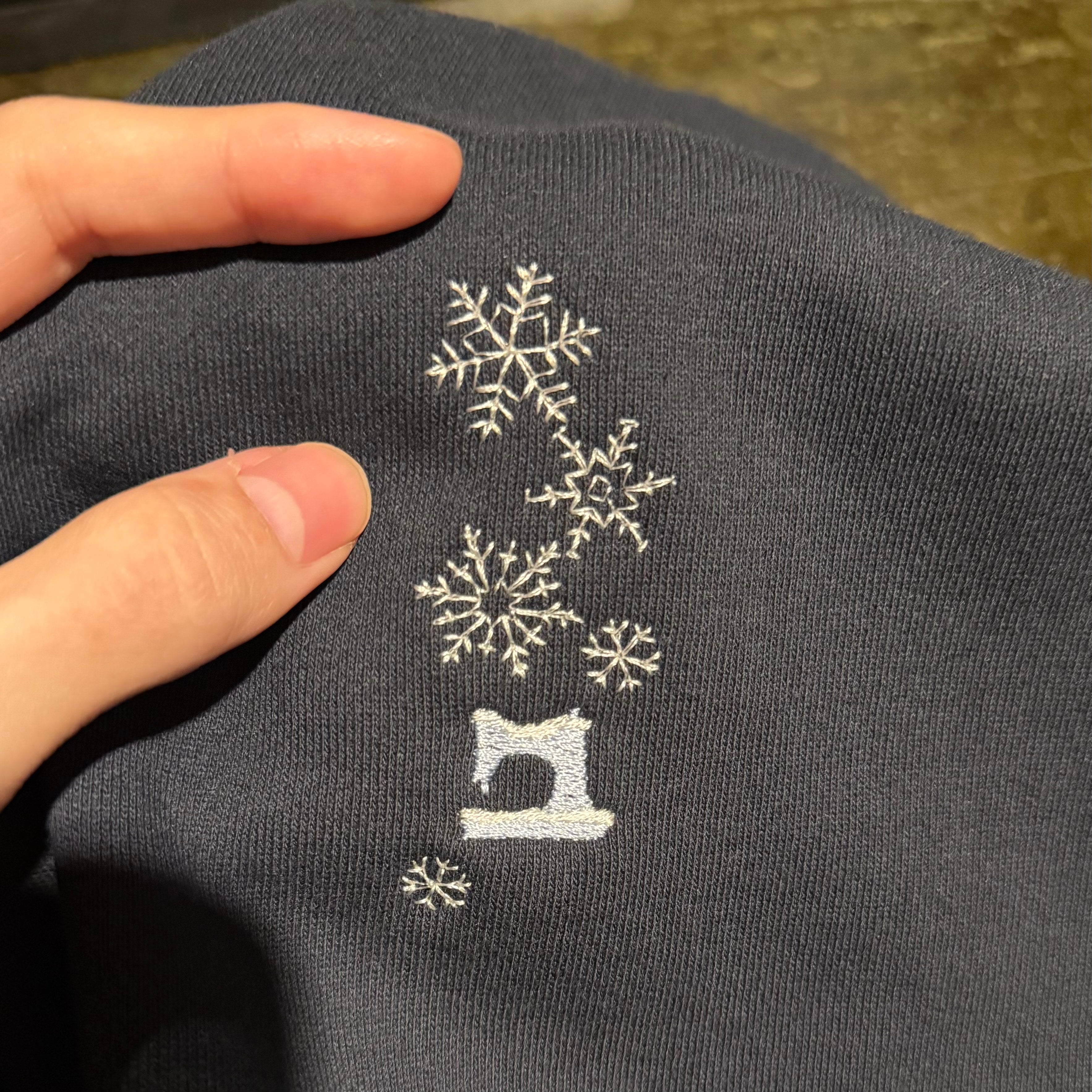 特別限定作】雪の結晶 – 北区の刺しゅう屋