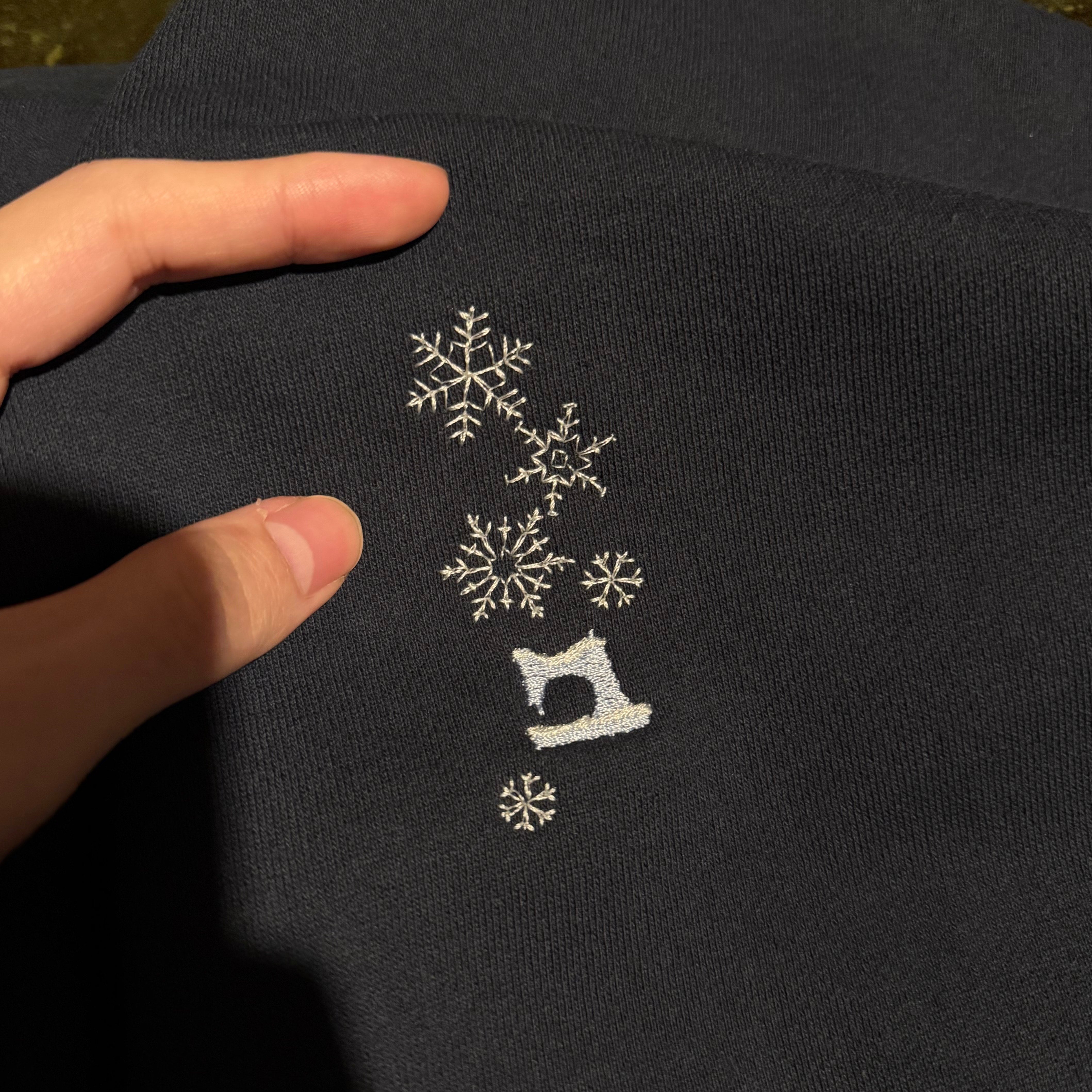 特別限定作】雪の結晶 – 北区の刺しゅう屋