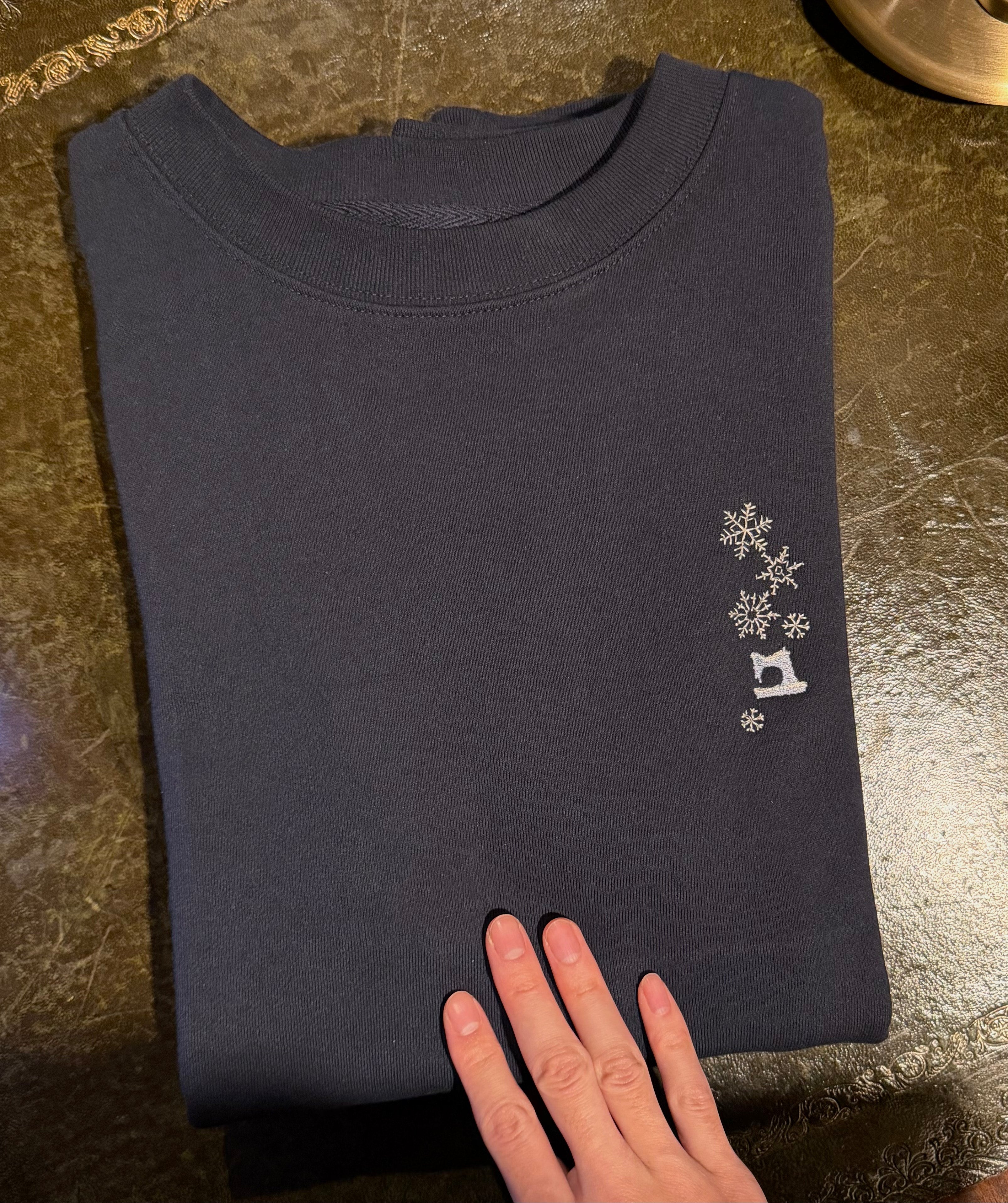 特別限定作】雪の結晶 – 北区の刺しゅう屋