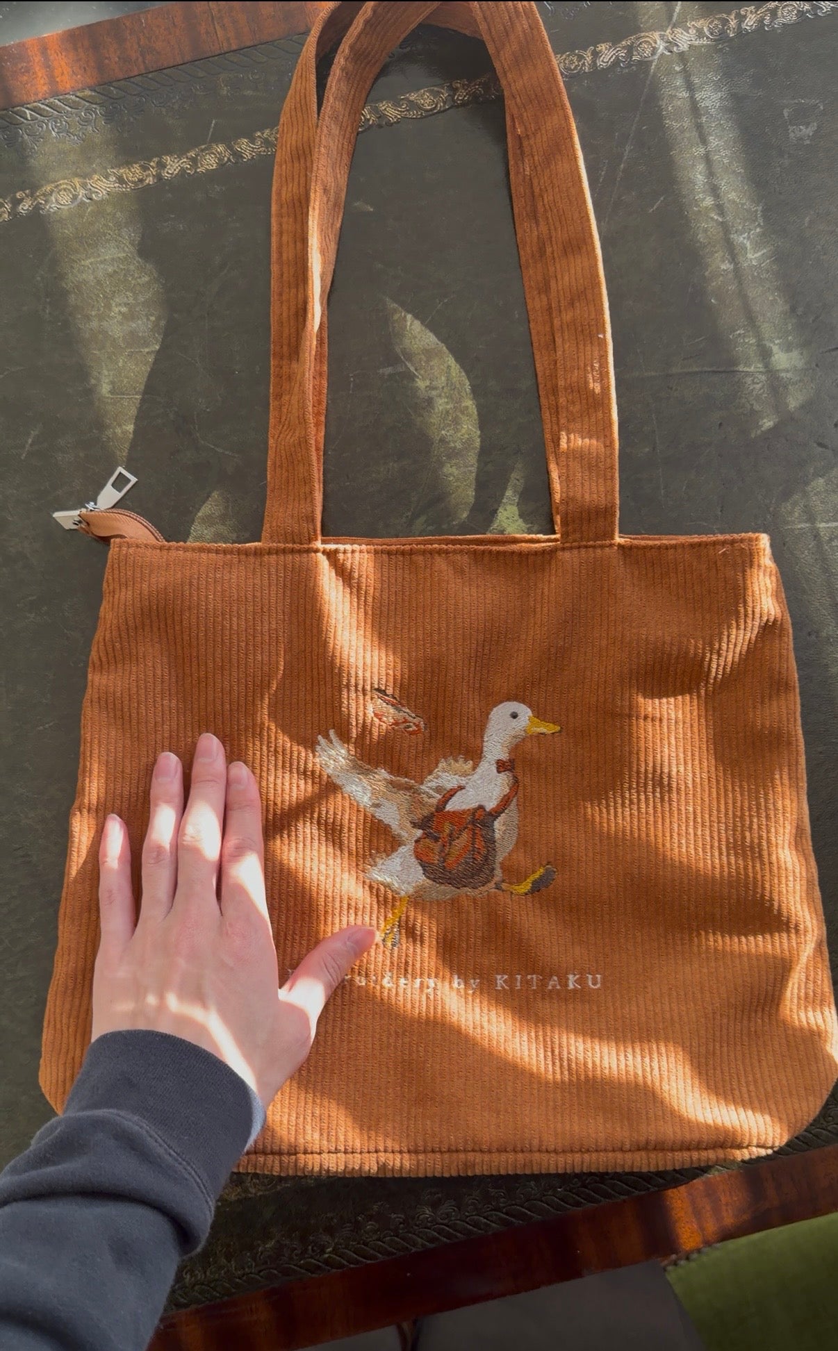 通勤ダックのトートバッグ