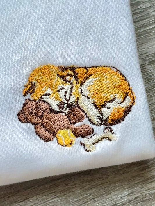 【新作】遊び疲れたわんこ