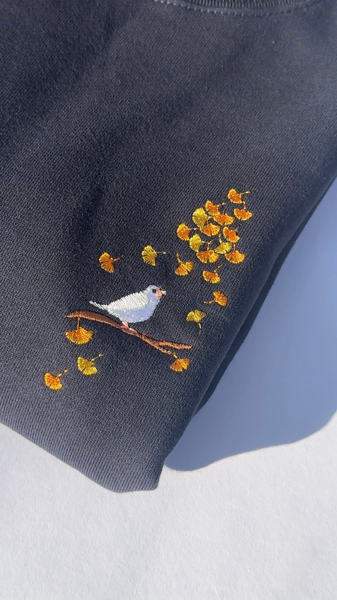 【新品未使用】北区の刺しゅう屋　文鳥のひと休み　メンズMサイズ 文鳥のひと休み – 北区の刺しゅう屋