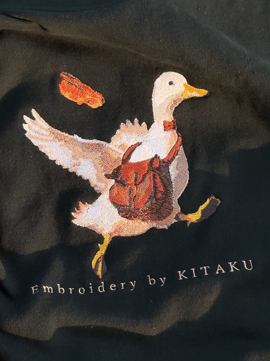 新作】通勤ダック – 北区の刺しゅう屋