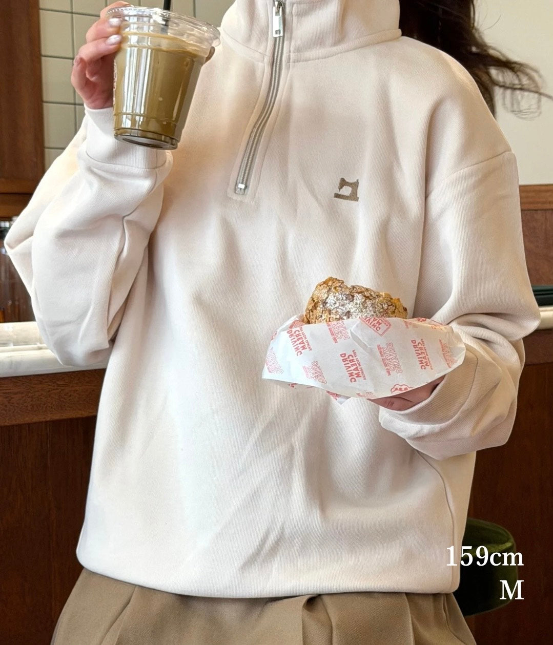 キャバリア画伯のハーフジップ